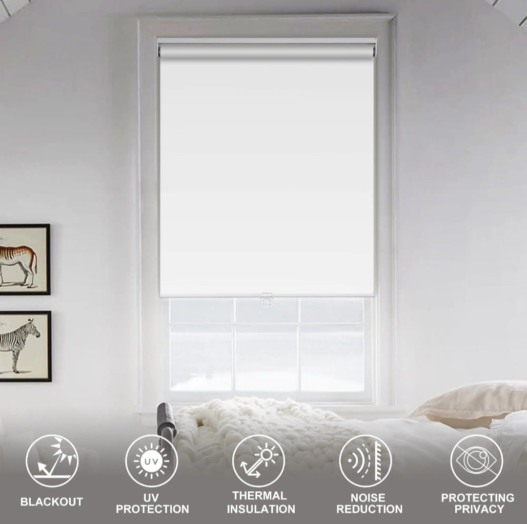 Rolling Blinds For Windows | No Drilling Needed